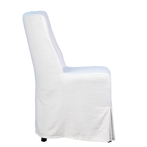 Russel White Upholstery Dining Chair