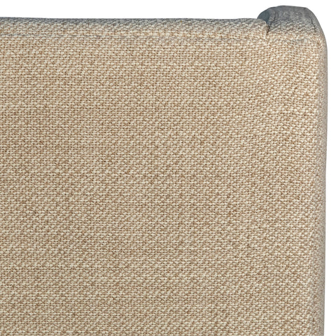 Katella Ivory Upholstery and Natural Wood Finish Occasional Chair