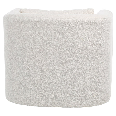 Aires Natural White Upholstery Swivel Chair