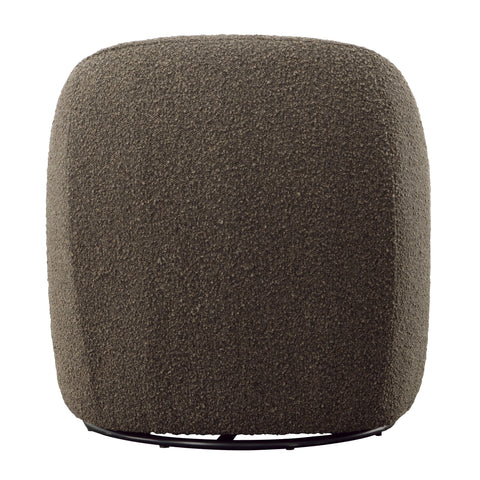 Ravine Charcoal Boucle Swivel Chair