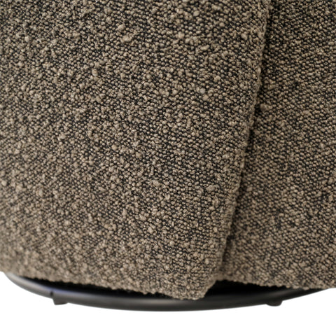 Ravine Charcoal Boucle Swivel Chair