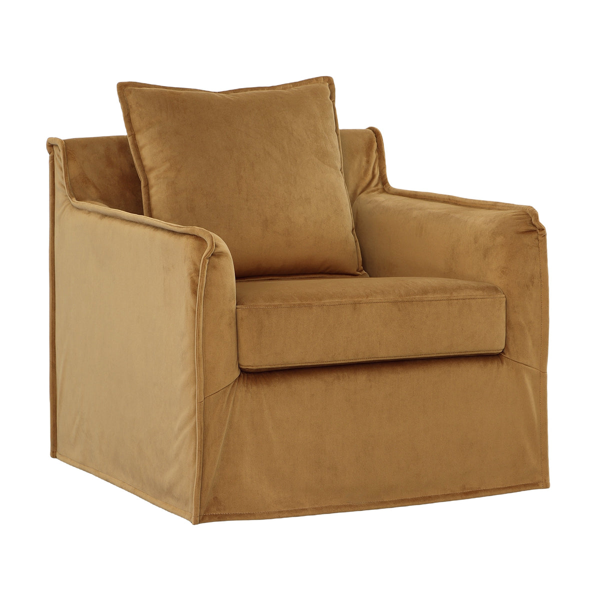 Blanc Mustard Swivel Chair