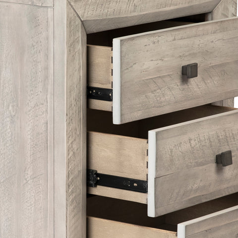 Clancy Light Grey Washed Sealed Finish Nightstand