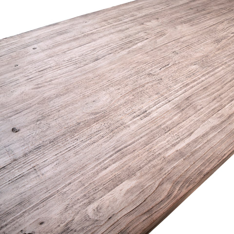 Baxley Nitrocellulose Grey Wash Finish Dining Table