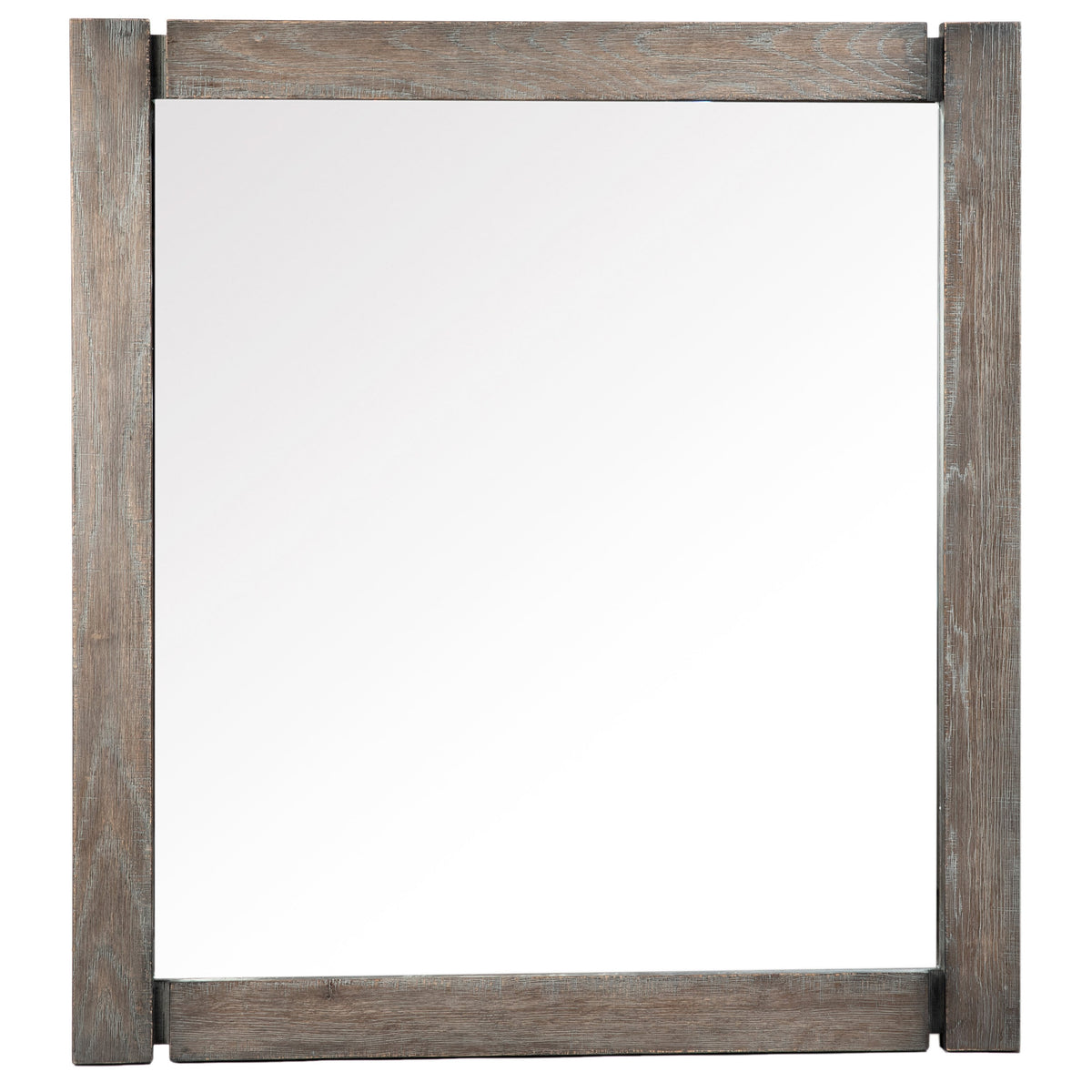 Belson Dark Grey Wash Finish Mirror
