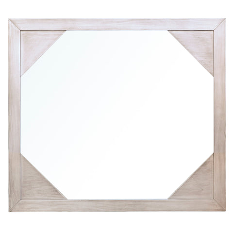 Balmer Rubbed Grey Wash Finish Mirror