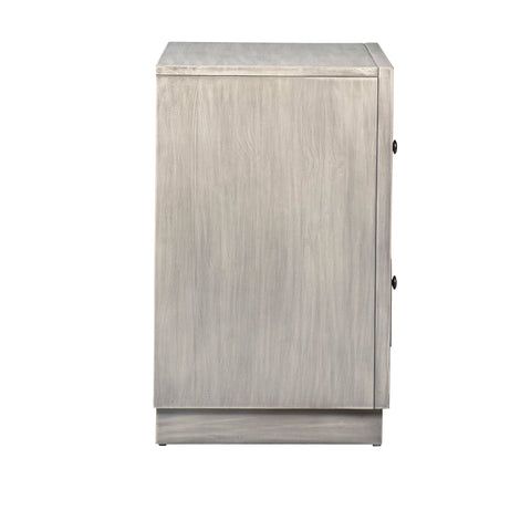 Balmer Light Grey Wash Finish Nightstand