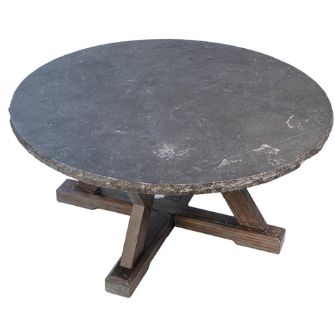 Ritz Antique Brown Finish Coffee Table