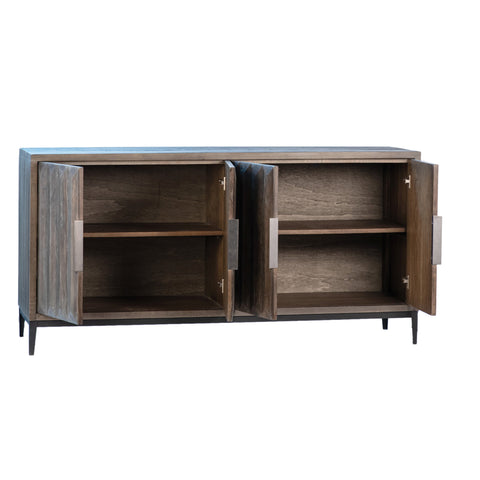 Delta Antique Dark Brown Wash Sideboard