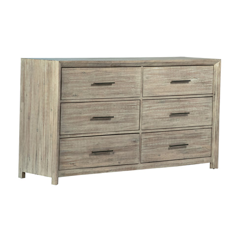 Bern Antique Light Grey Wash Finish Dresser