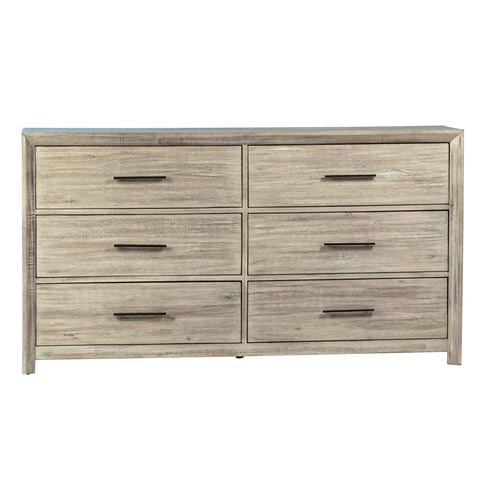 Bern Antique Light Grey Wash Finish Dresser