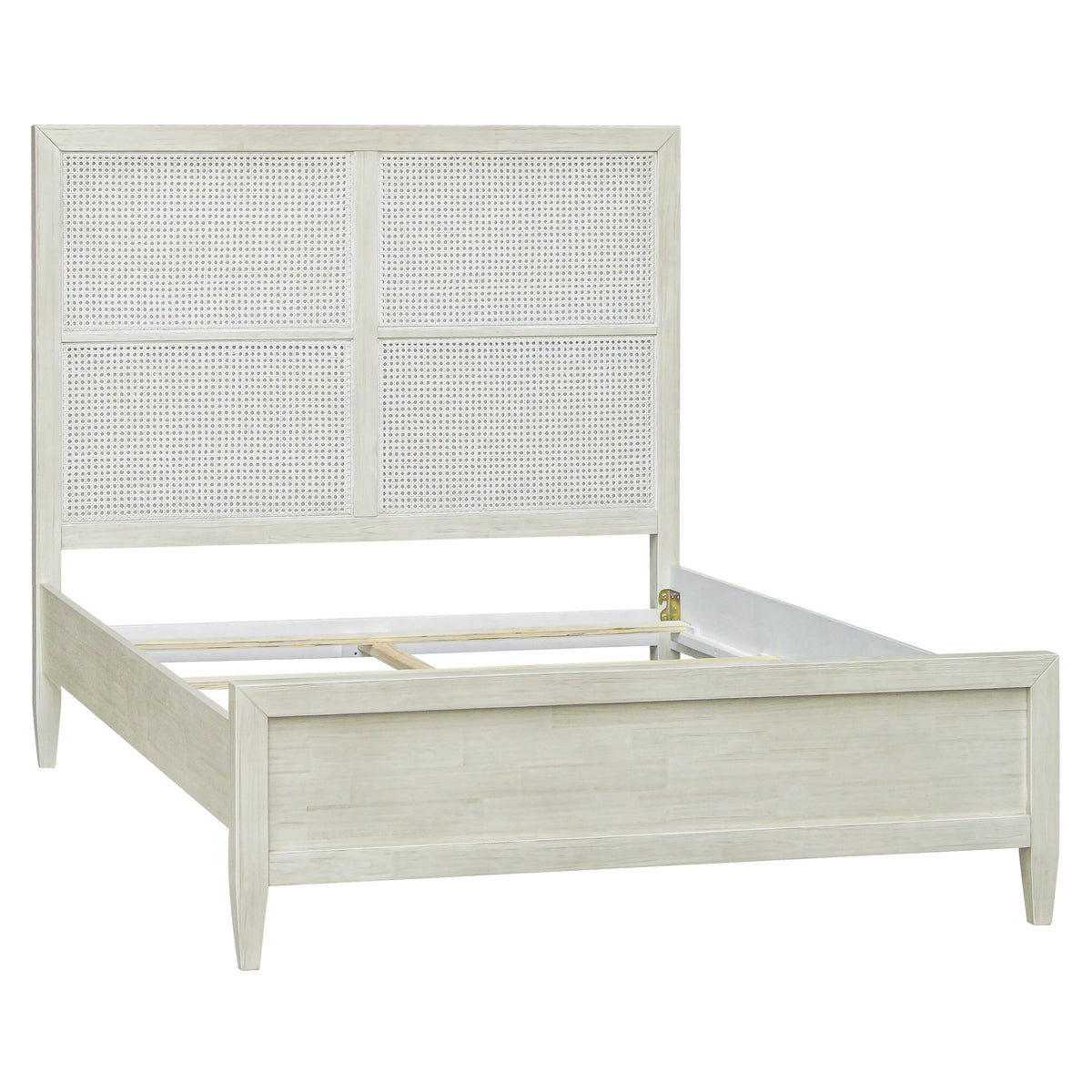 Lugano Whitewash Finish Bed