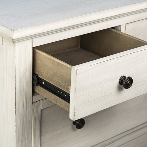 Lugano Whitewash Finish Dresser