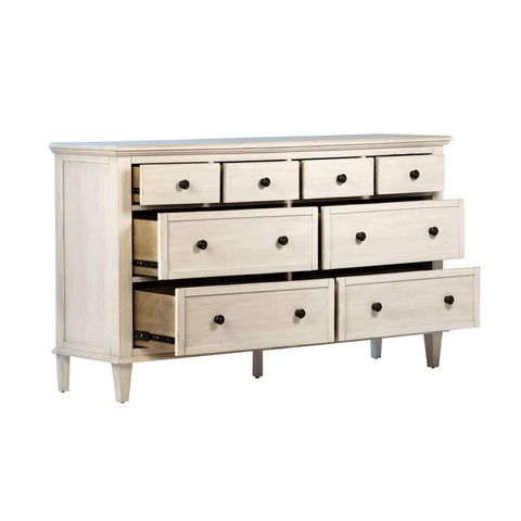 Lugano Whitewash Finish Dresser
