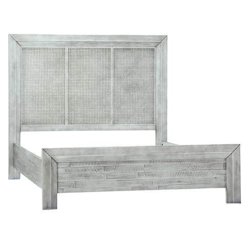 Geneva Light Grey Wash Finish Bed