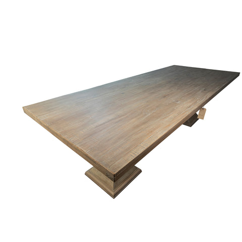 Suez Light Warm Wash Finish Dining Table
