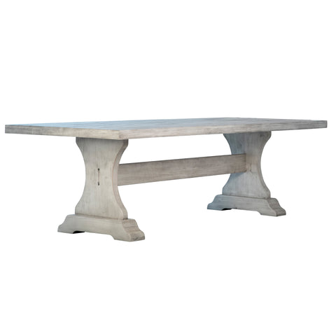 Milan Whitewash Sealed Finish Dining Table