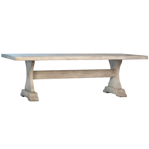 Milan Whitewash Sealed Finish Dining Table