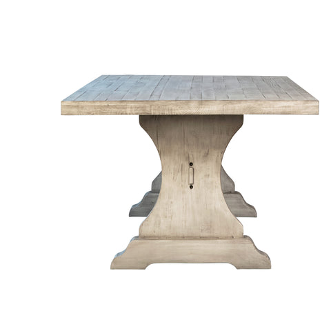 Milan Whitewash Sealed Finish Dining Table