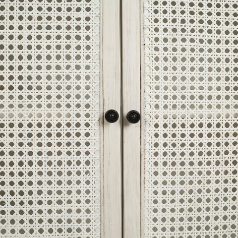 Lugano Whitewash Finish Sideboard