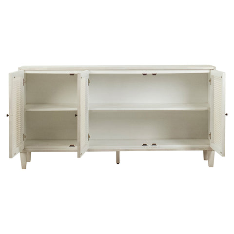 Lugano Whitewash Finish Sideboard