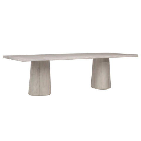 Arya Whitewash Finish Dining Table