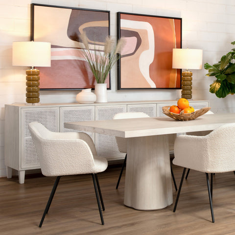 Lugano Whitewash Sideboard