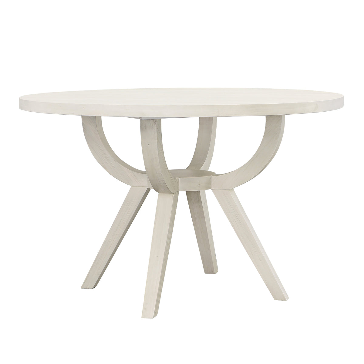 Lugano Antique Whitewash Finish Dining Table