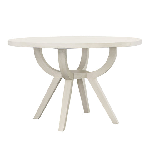 Lugano Antique Whitewash Finish Dining Table