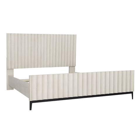 Silvia Light Grey Wash Bed