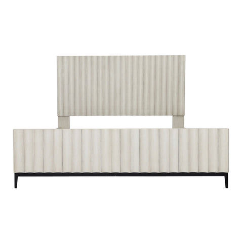 Silvia Light Grey Wash Bed