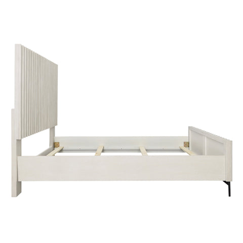 Silvia Light Grey Wash Bed