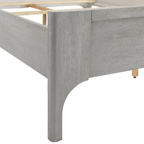 Maiya Light Grey Wash Bed