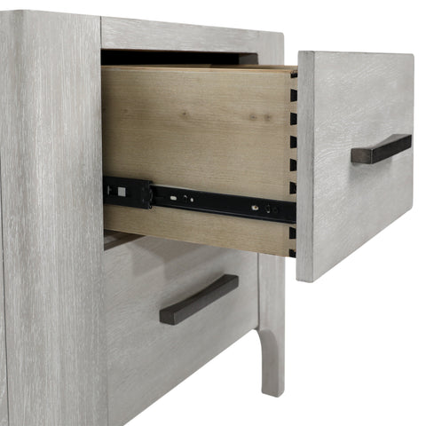 Maiya Light Grey Wash Nightstand