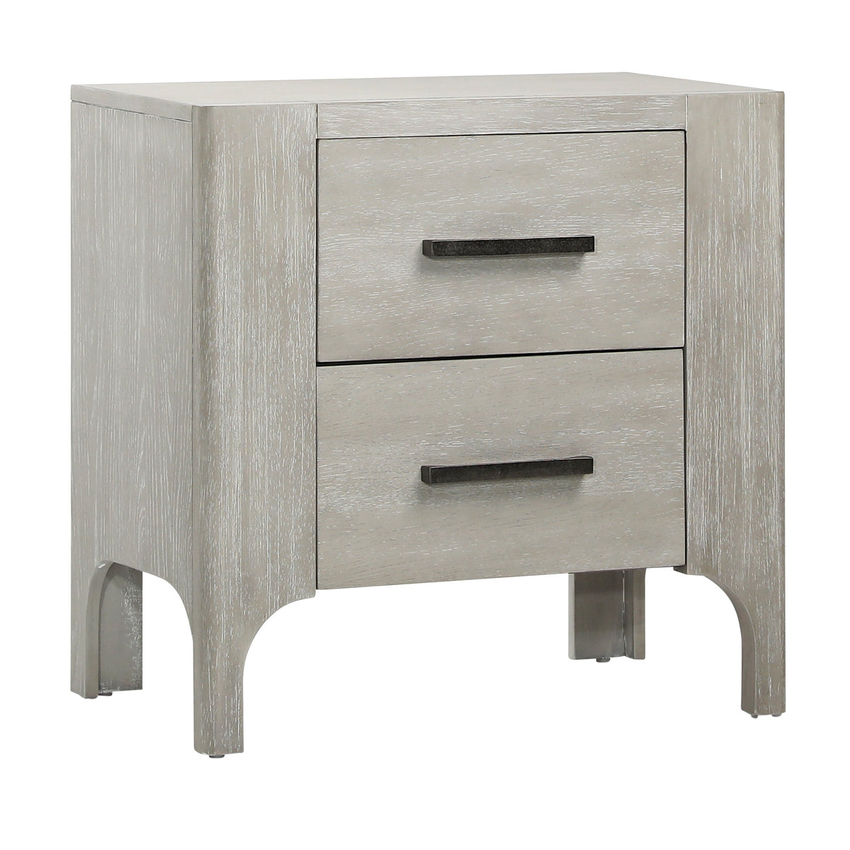 Maiya Light Grey Wash Nightstand