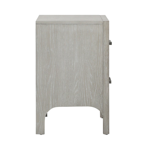 Maiya Light Grey Wash Nightstand