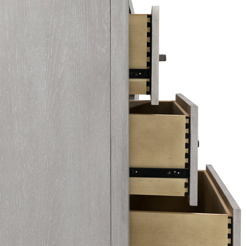 Maiya Light Grey Wash Dresser