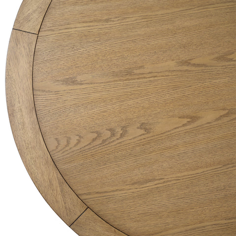 Valery Natural Round Dining Table