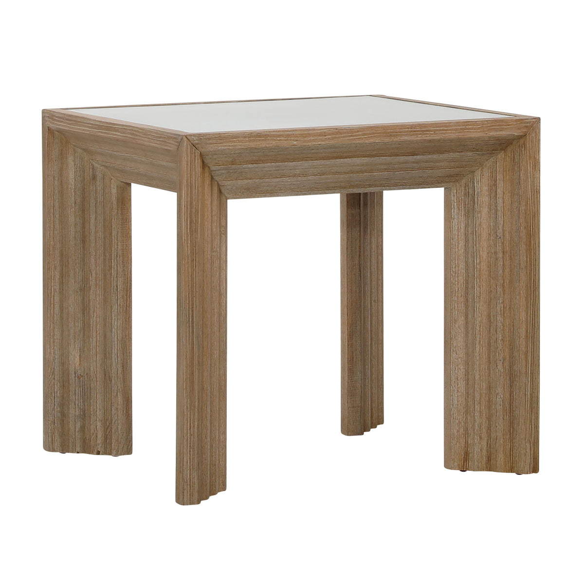 Marva Light Warm Wash Finish Side Table