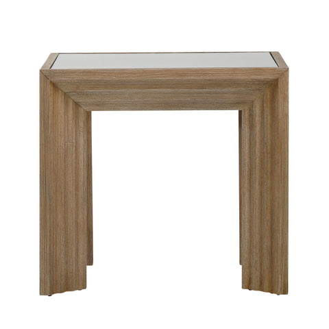 Marva Light Warm Wash Finish Side Table