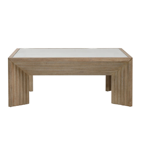 Marva Light Warm Wash Finish Coffee Table