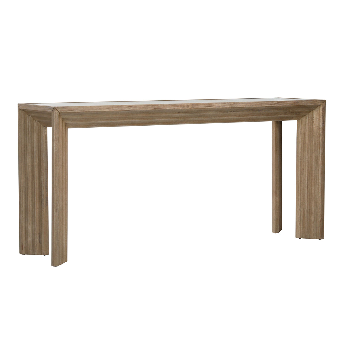 Marva Light Warm Wash Finish Console Table