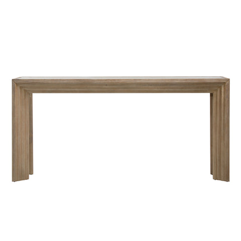 Marva Light Warm Wash Finish Console Table