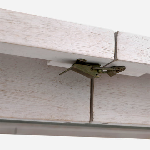 Joaquin Light Grey Wash Extendable Dining Table