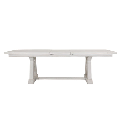 Joaquin Light Grey Wash Extendable Dining Table