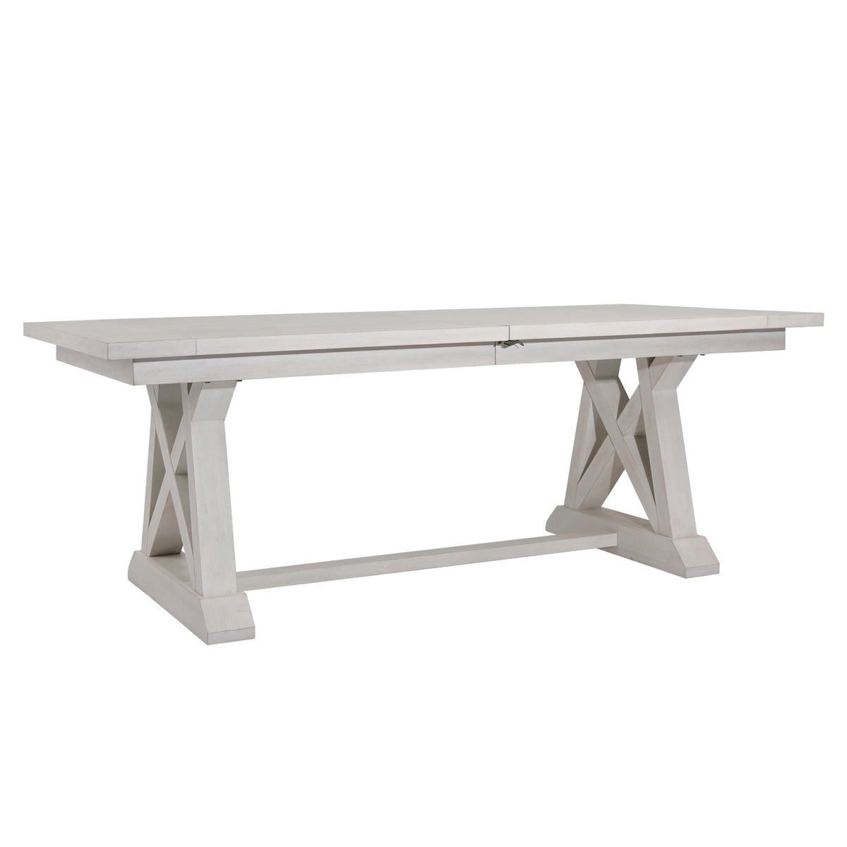 Joaquin Light Grey Wash Extendable Dining Table