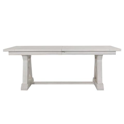 Joaquin Light Grey Wash Extendable Dining Table