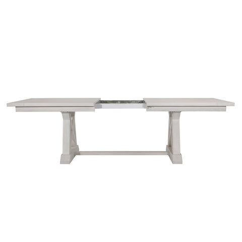 Joaquin Light Grey Wash Extendable Dining Table