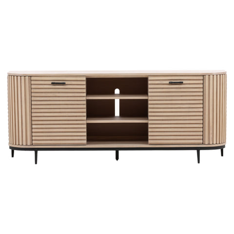 Phelps Light Natural and Black Sideboard