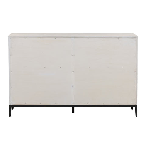 Silvia Light Grey and Black Dresser